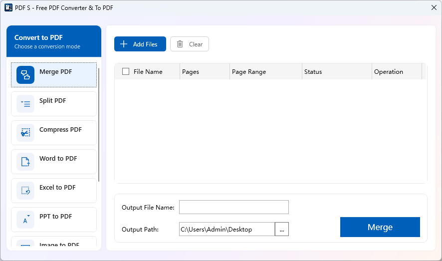Merge PDF